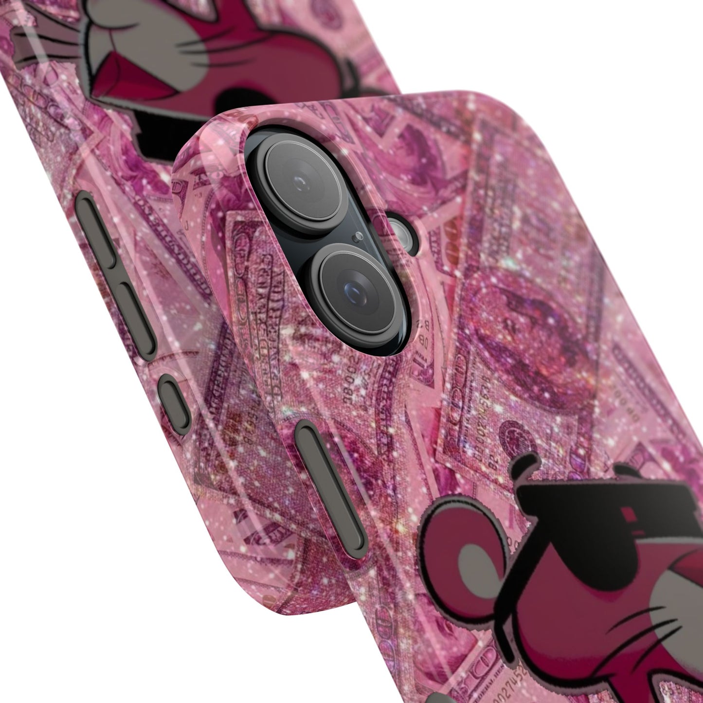 Cool Pink Panther Snap Cases for Phone, Trendy Art Cover, Stylish Accessory for Youth, Gift Idea for Birthdays & Holidays