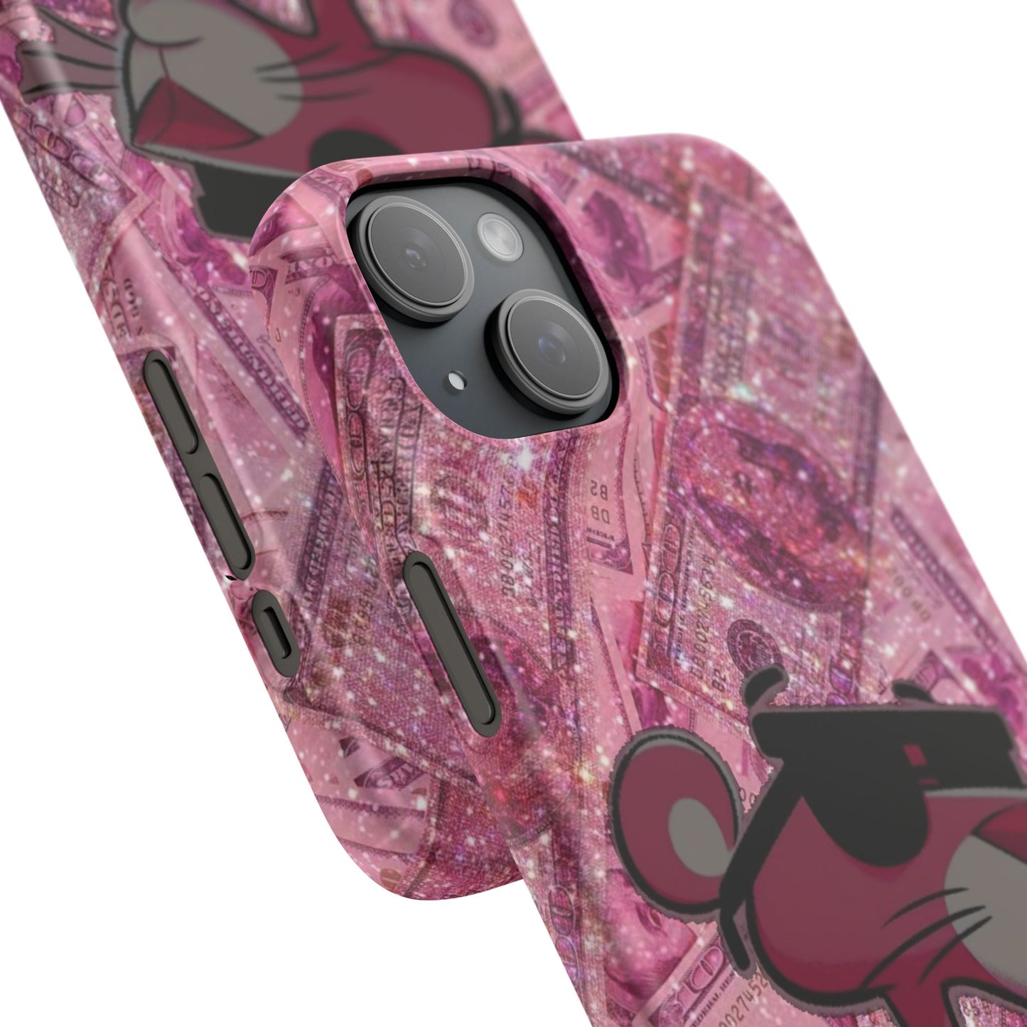 Cool Pink Panther Snap Cases for Phone, Trendy Art Cover, Stylish Accessory for Youth, Gift Idea for Birthdays & Holidays