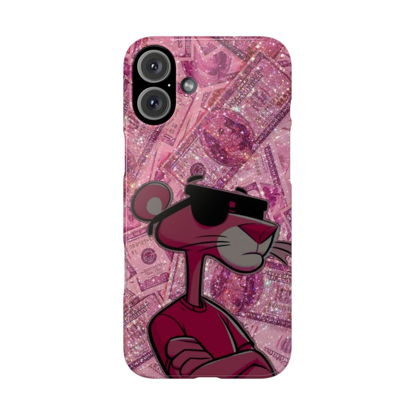 Cool Pink Panther Snap Cases for Phone, Trendy Art Cover, Stylish Accessory for Youth, Gift Idea for Birthdays & Holidays
