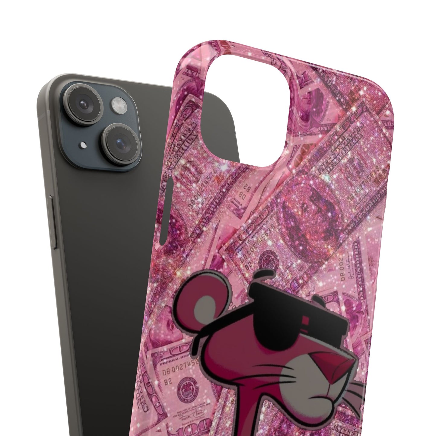 Cool Pink Panther Snap Cases for Phone, Trendy Art Cover, Stylish Accessory for Youth, Gift Idea for Birthdays & Holidays