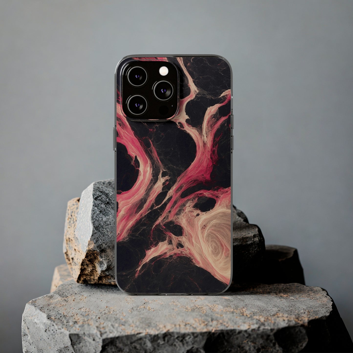Phone Cases - Rhodonite