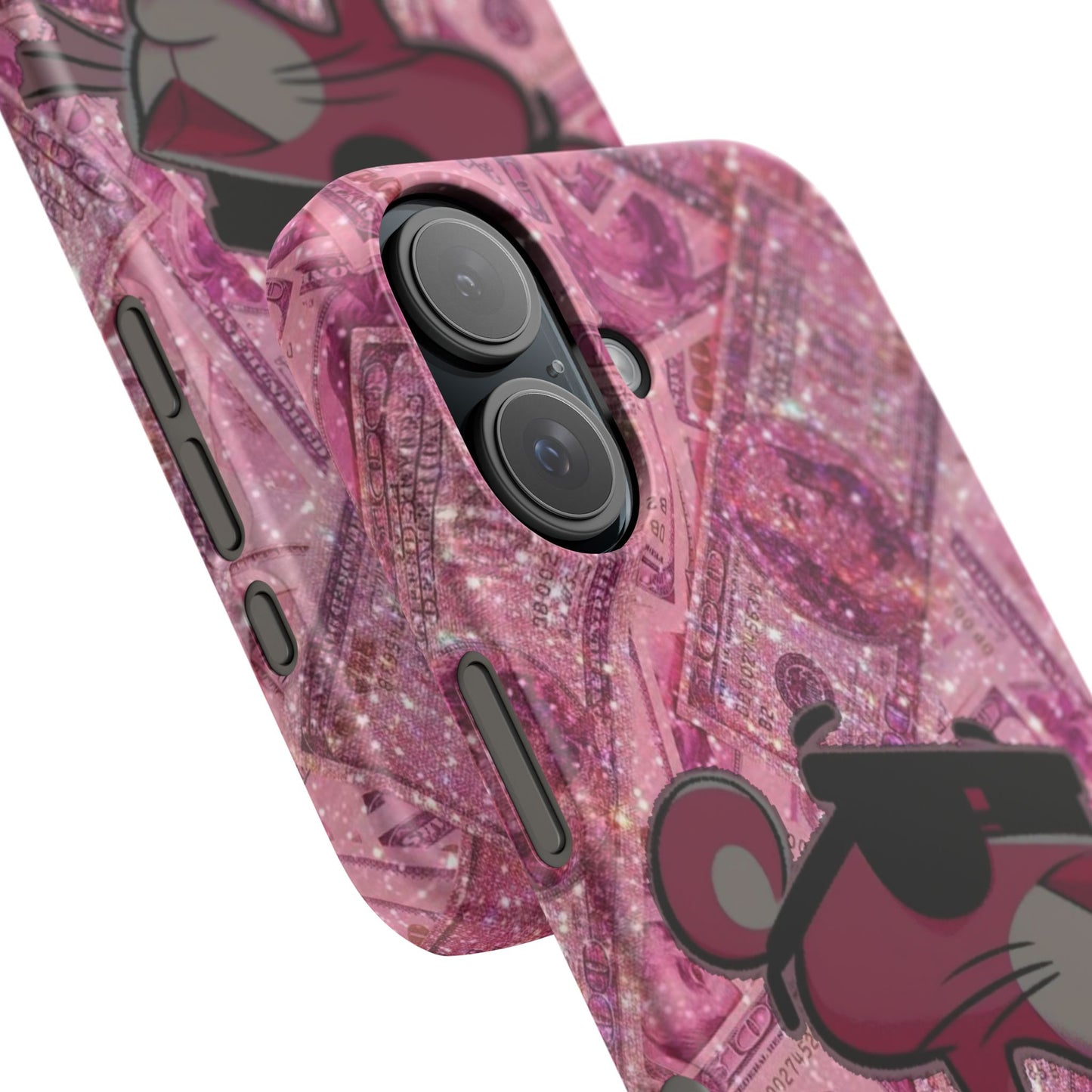 Cool Pink Panther Snap Cases for Phone, Trendy Art Cover, Stylish Accessory for Youth, Gift Idea for Birthdays & Holidays