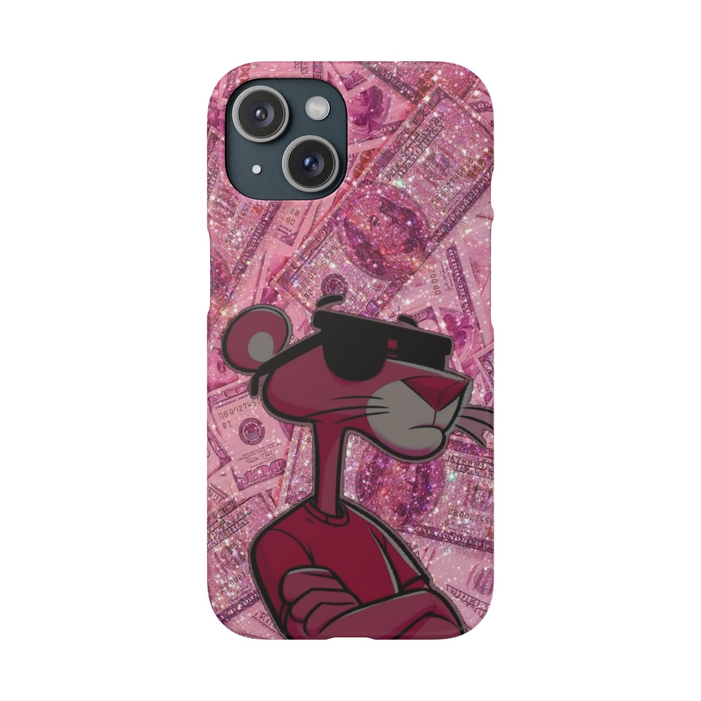 Cool Pink Panther Snap Cases for Phone, Trendy Art Cover, Stylish Accessory for Youth, Gift Idea for Birthdays & Holidays
