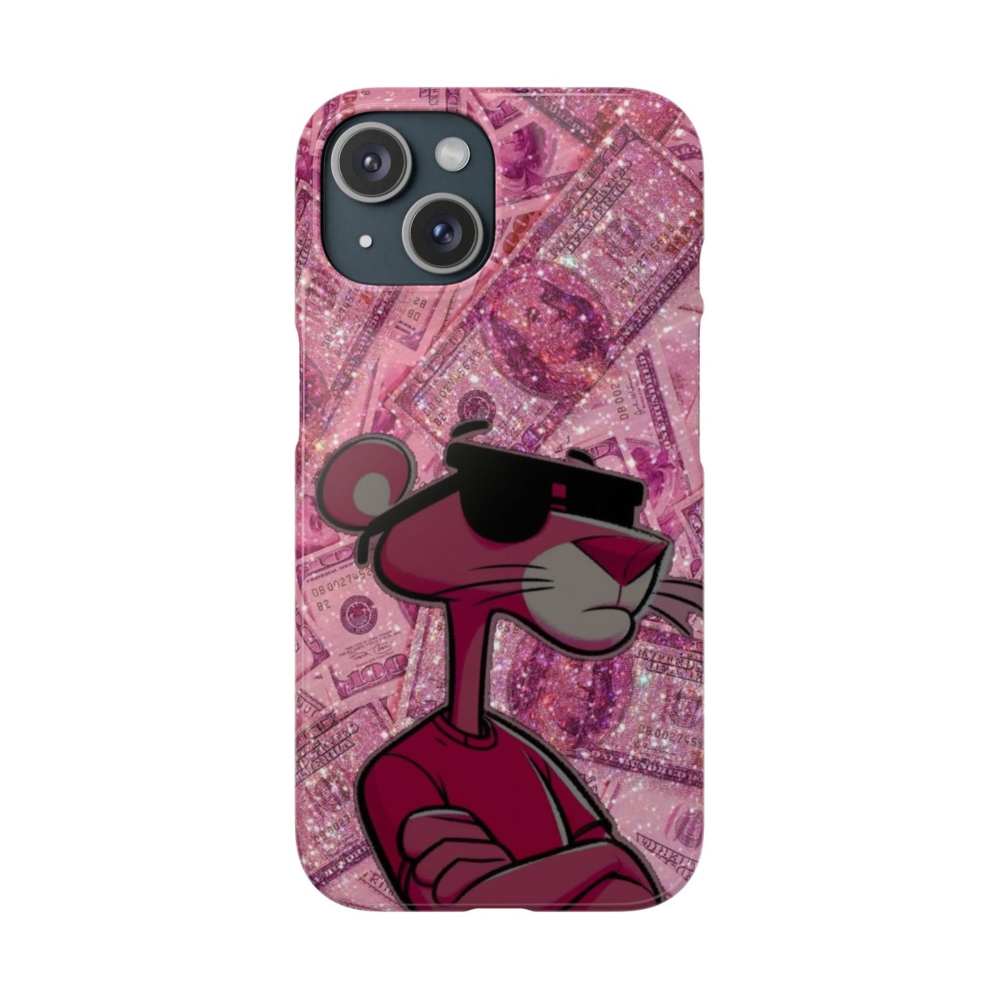 Cool Pink Panther Snap Cases for Phone, Trendy Art Cover, Stylish Accessory for Youth, Gift Idea for Birthdays & Holidays
