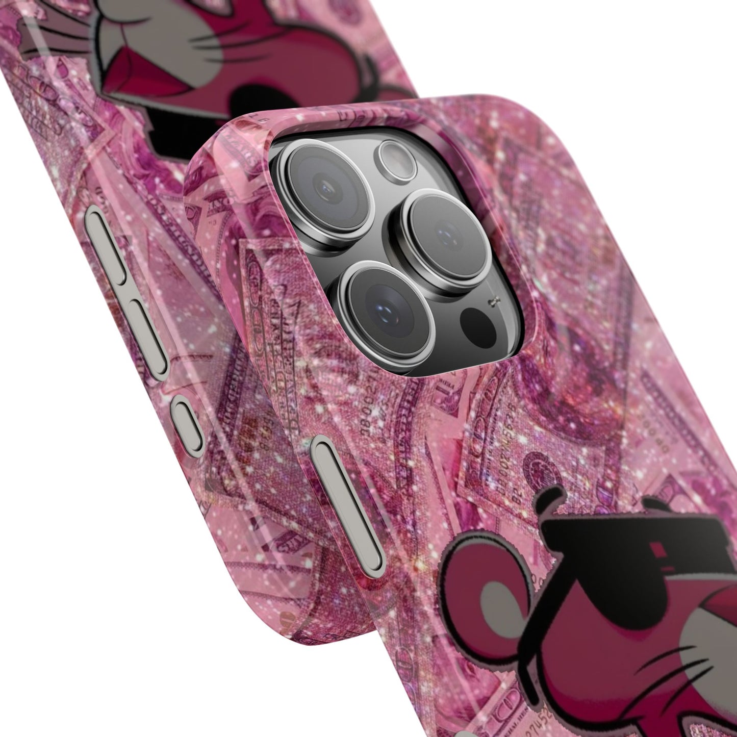 Cool Pink Panther Snap Cases for Phone, Trendy Art Cover, Stylish Accessory for Youth, Gift Idea for Birthdays & Holidays