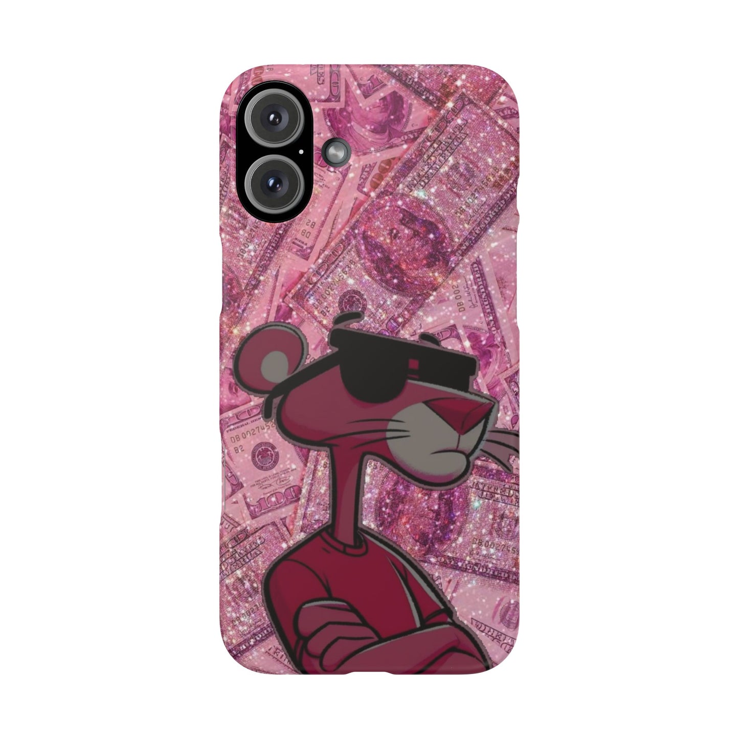 Cool Pink Panther Snap Cases for Phone, Trendy Art Cover, Stylish Accessory for Youth, Gift Idea for Birthdays & Holidays