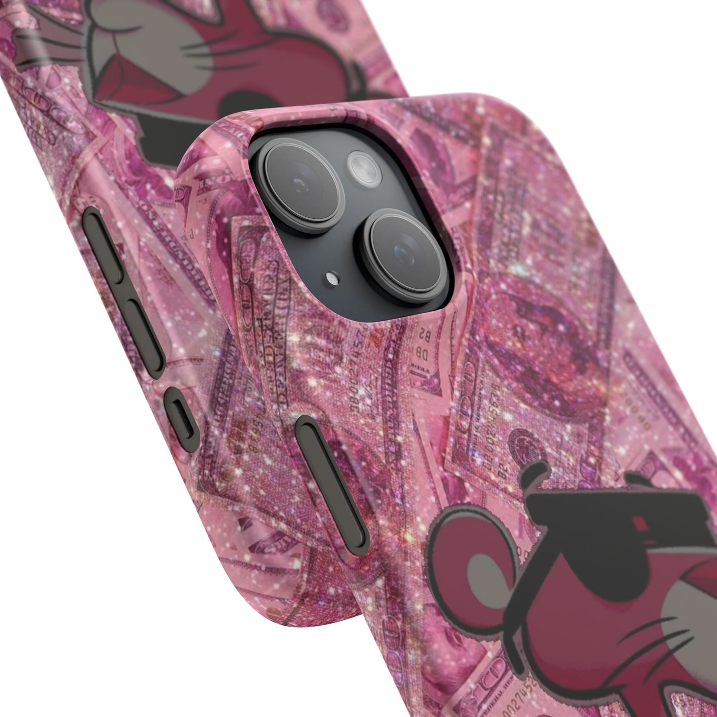 Cool Pink Panther Snap Cases for Phone, Trendy Art Cover, Stylish Accessory for Youth, Gift Idea for Birthdays & Holidays