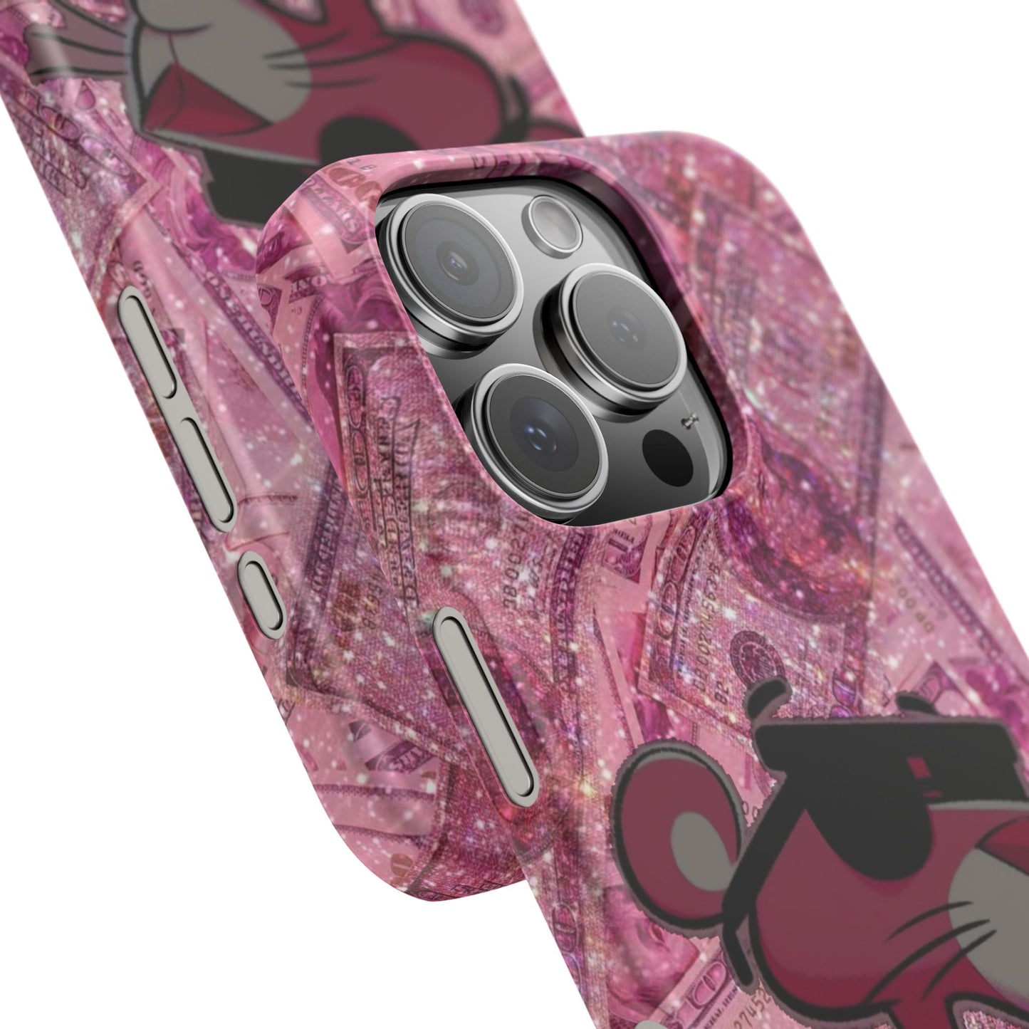 Cool Pink Panther Snap Cases for Phone, Trendy Art Cover, Stylish Accessory for Youth, Gift Idea for Birthdays & Holidays
