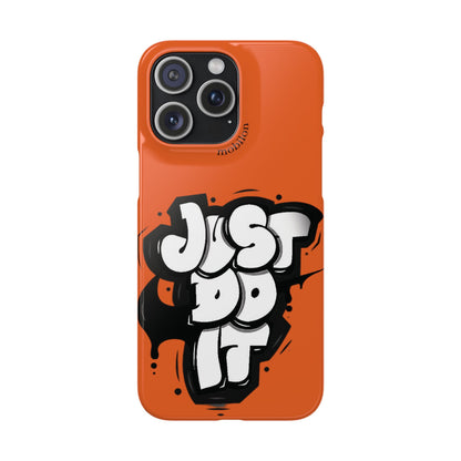 Urban Graffiti Phone Case - Stylish Snap Case for Trendsetters, Gifts for Her, Birthday Present, Tech Accessories, Just Do It!