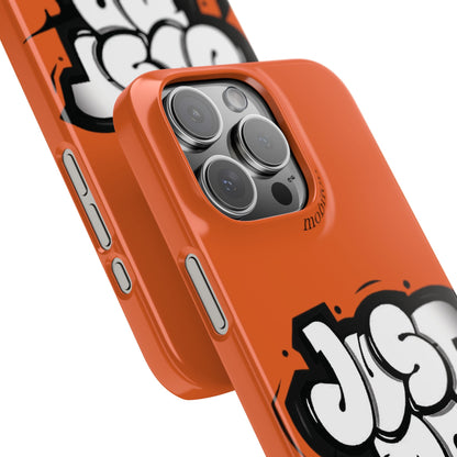 Urban Graffiti Phone Case - Stylish Snap Case for Trendsetters, Gifts for Her, Birthday Present, Tech Accessories, Just Do It!