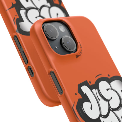 Urban Graffiti Phone Case - Stylish Snap Case for Trendsetters, Gifts for Her, Birthday Present, Tech Accessories, Just Do It!