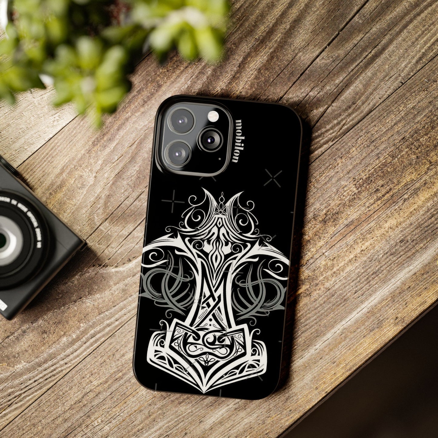 Notable Tribal Design Slim Phone Case, Unique Gift for Him, Personalized Mobile Cover, Durable Phone Accessory, Ideal for Birthdays, [...]
