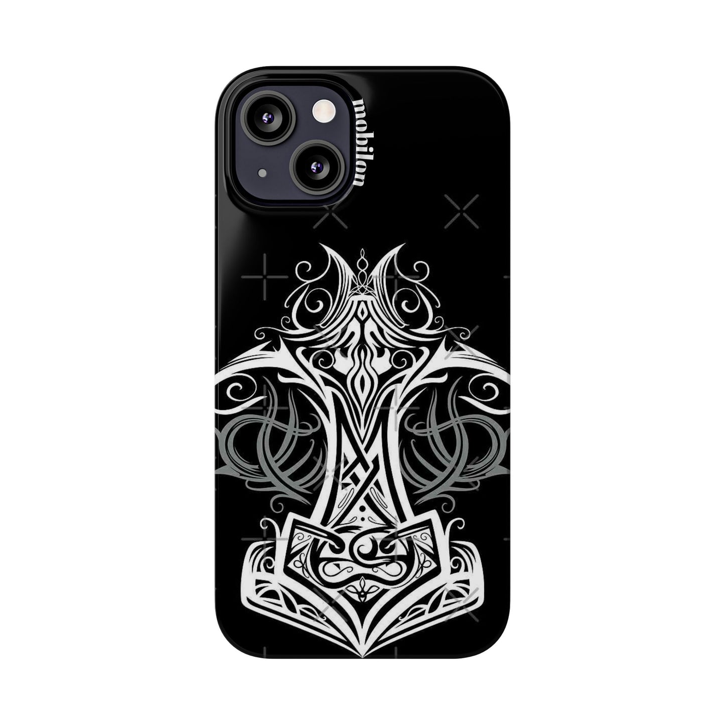 Notable Tribal Design Slim Phone Case, Unique Gift for Him, Personalized Mobile Cover, Durable Phone Accessory, Ideal for Birthdays, [...]