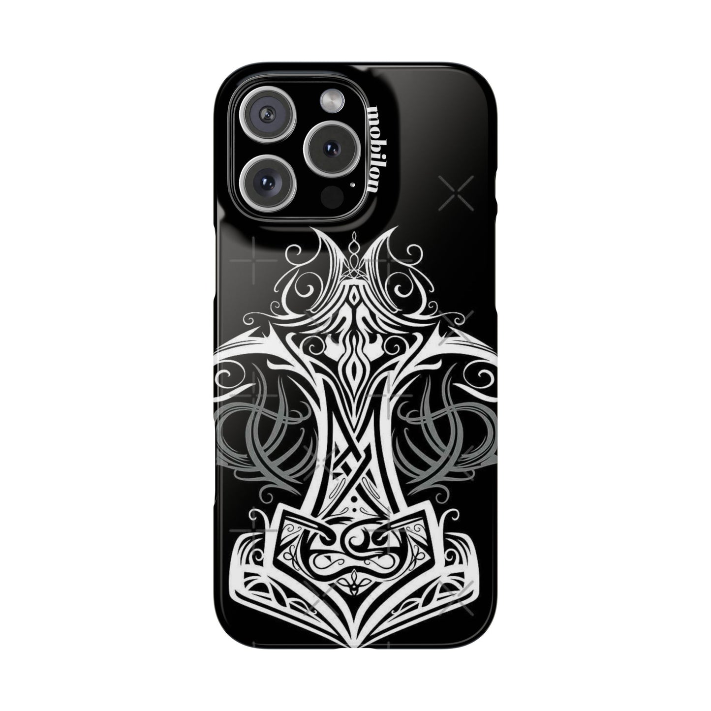 Notable Tribal Design Slim Phone Case, Unique Gift for Him, Personalized Mobile Cover, Durable Phone Accessory, Ideal for Birthdays, [...]