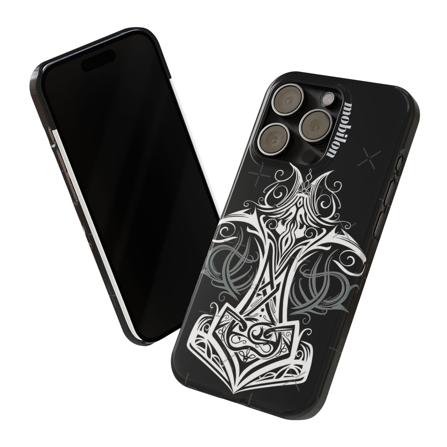 Notable Tribal Design Slim Phone Case, Unique Gift for Him, Personalized Mobile Cover, Durable Phone Accessory, Ideal for Birthdays, [...]