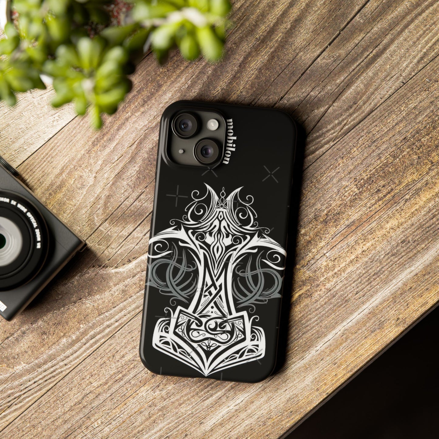 Notable Tribal Design Slim Phone Case, Unique Gift for Him, Personalized Mobile Cover, Durable Phone Accessory, Ideal for Birthdays, [...]