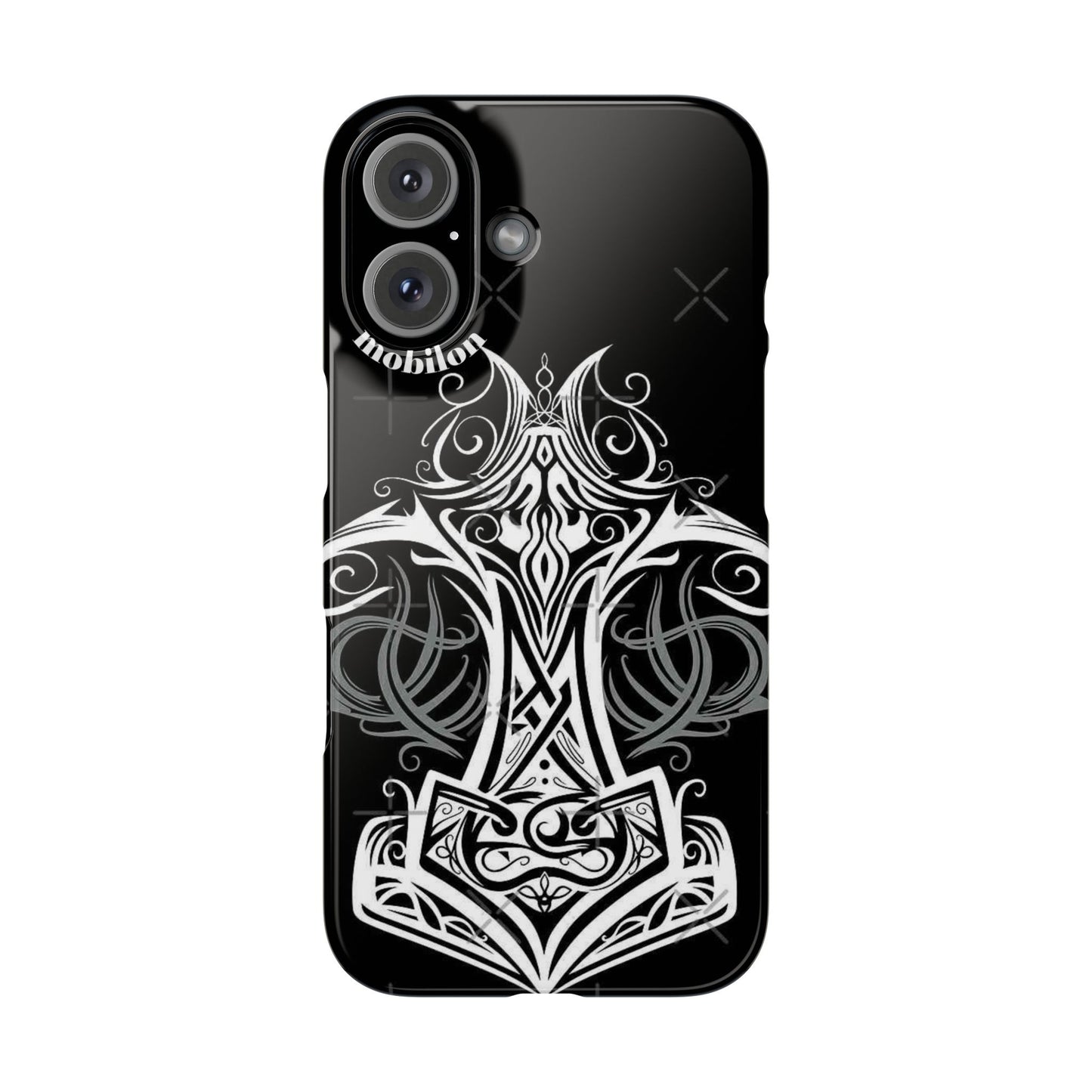 Notable Tribal Design Slim Phone Case, Unique Gift for Him, Personalized Mobile Cover, Durable Phone Accessory, Ideal for Birthdays, [...]