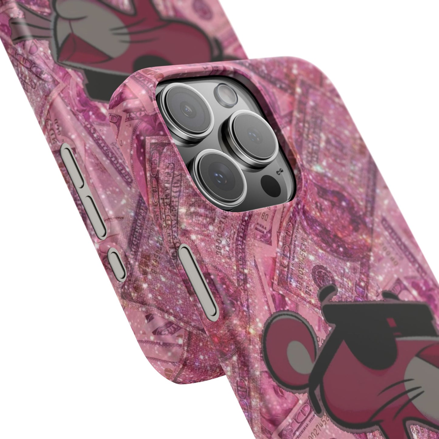 Cool Pink Panther Snap Cases for Phone, Trendy Art Cover, Stylish Accessory for Youth, Gift Idea for Birthdays & Holidays