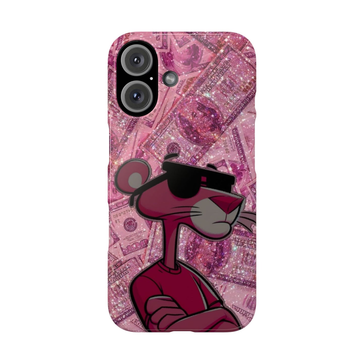 Cool Pink Panther Snap Cases for Phone, Trendy Art Cover, Stylish Accessory for Youth, Gift Idea for Birthdays & Holidays
