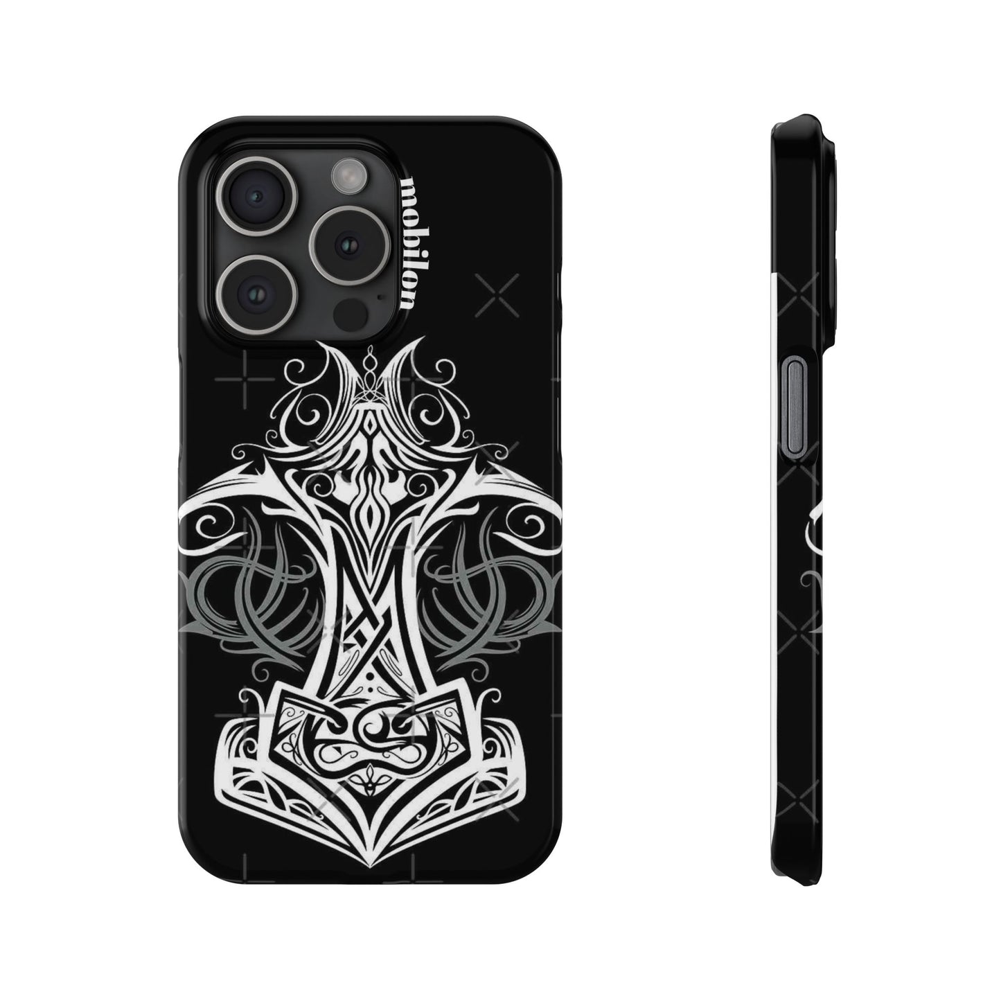 Notable Tribal Design Slim Phone Case, Unique Gift for Him, Personalized Mobile Cover, Durable Phone Accessory, Ideal for Birthdays, [...]