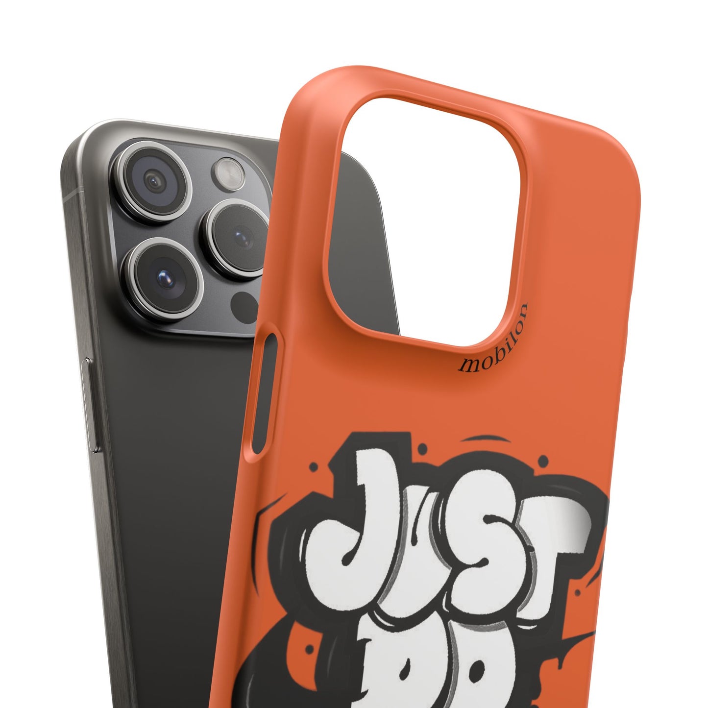 Urban Graffiti Phone Case - Stylish Snap Case for Trendsetters, Gifts for Her, Birthday Present, Tech Accessories, Just Do It!