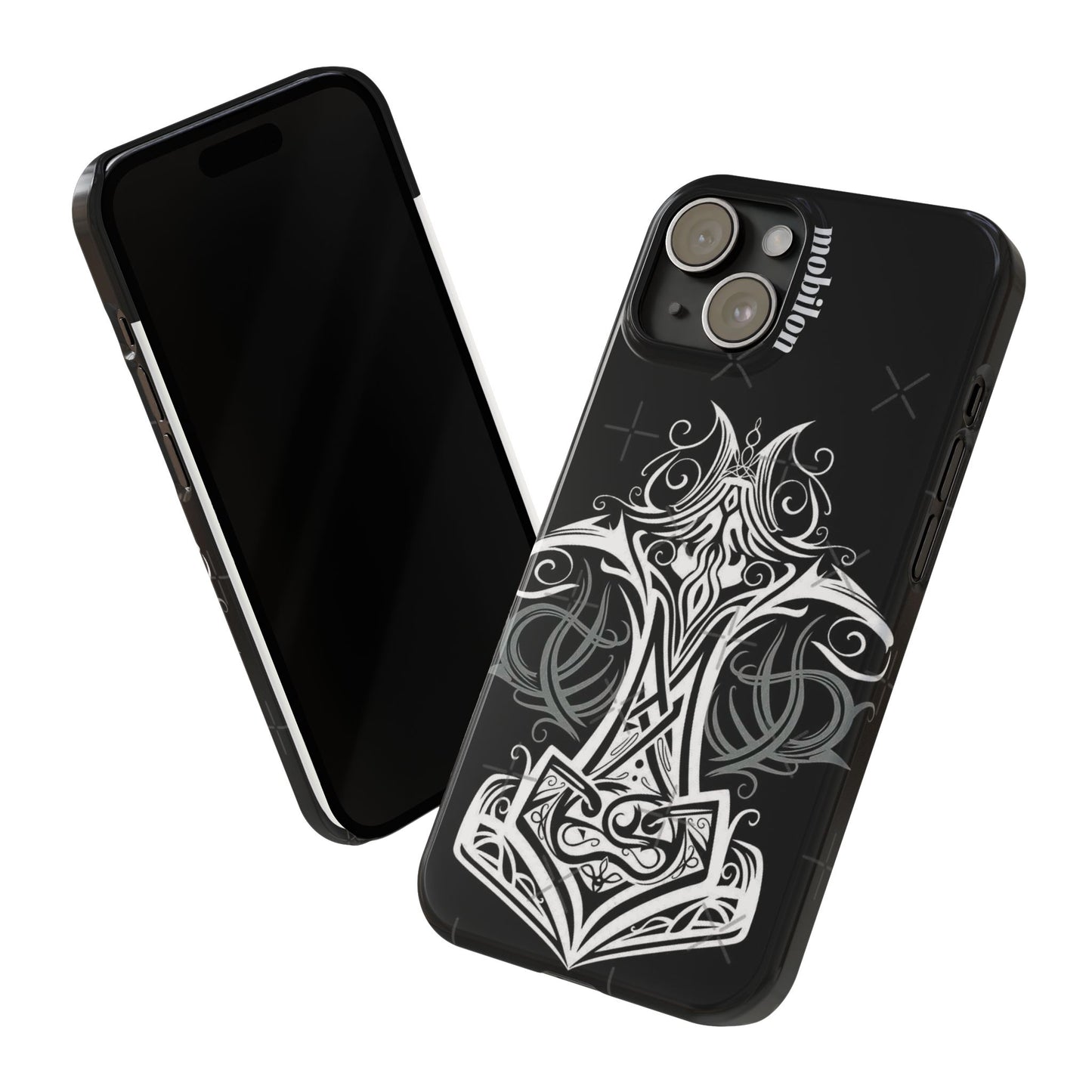 Notable Tribal Design Slim Phone Case, Unique Gift for Him, Personalized Mobile Cover, Durable Phone Accessory, Ideal for Birthdays, [...]