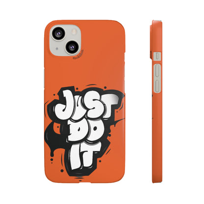 Urban Graffiti Phone Case - Stylish Snap Case for Trendsetters, Gifts for Her, Birthday Present, Tech Accessories, Just Do It!