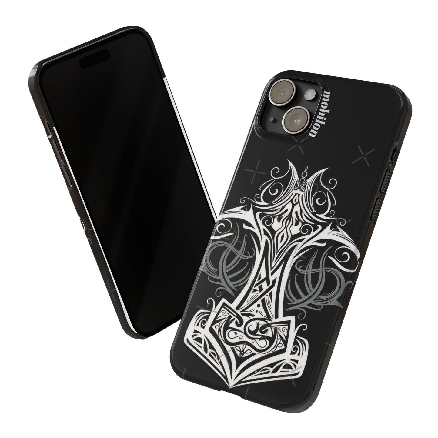 Notable Tribal Design Slim Phone Case, Unique Gift for Him, Personalized Mobile Cover, Durable Phone Accessory, Ideal for Birthdays, [...]