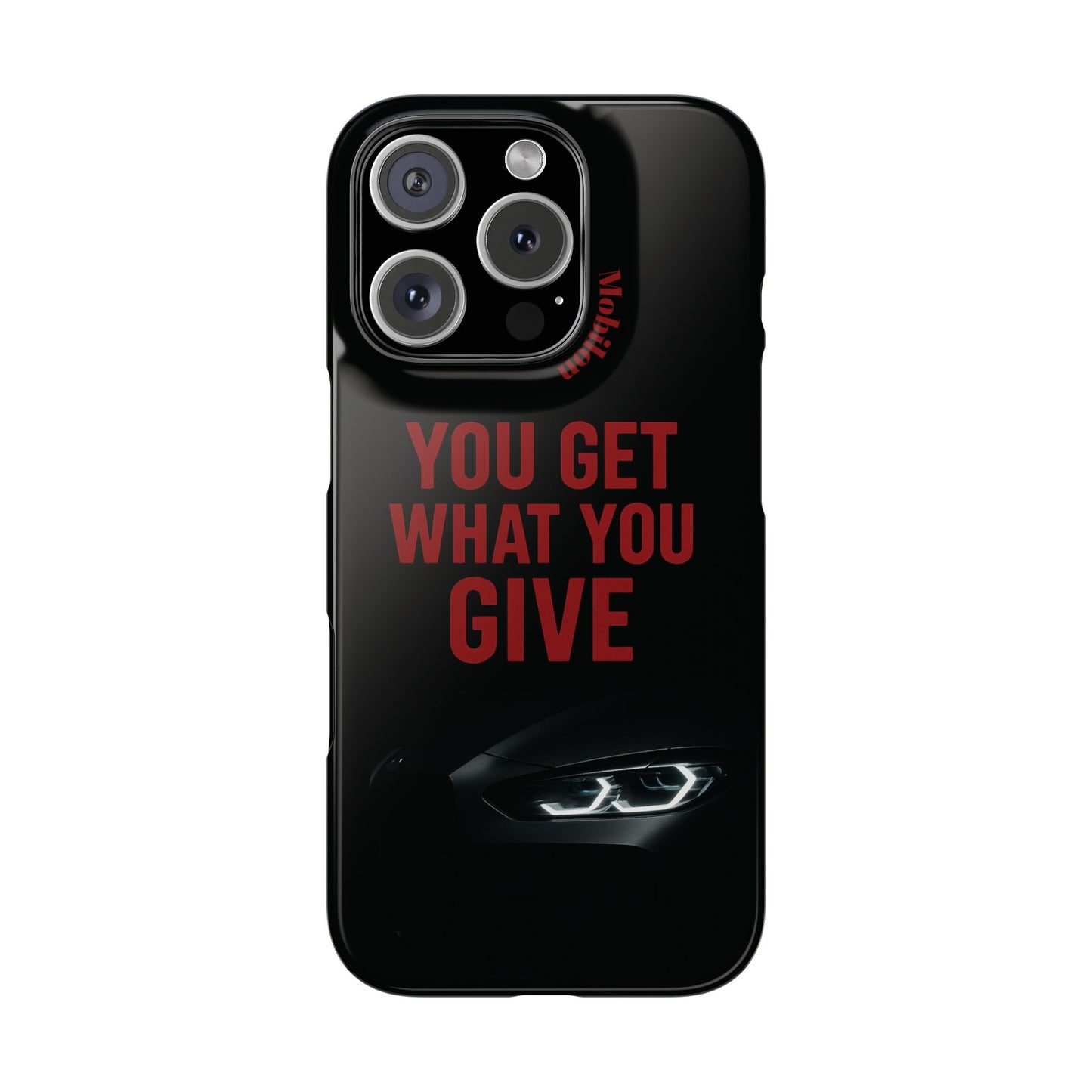 Bold Statement Snap Cases - You Get What You Give, Phone Accessories, Gift for Him/Her, Custom Phone Cover, Motivational Case, Trendy [...]