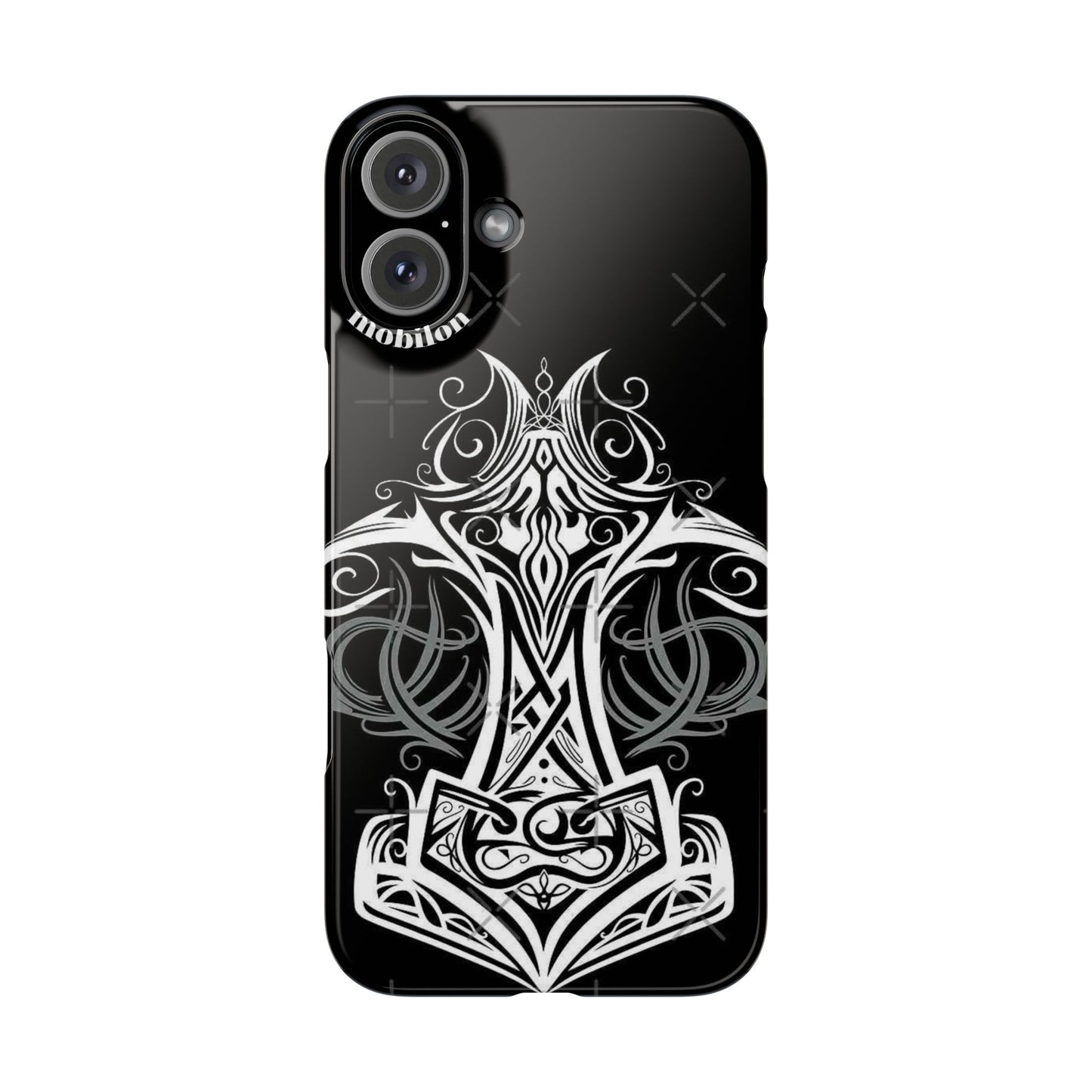 Notable Tribal Design Slim Phone Case, Unique Gift for Him, Personalized Mobile Cover, Durable Phone Accessory, Ideal for Birthdays, [...]