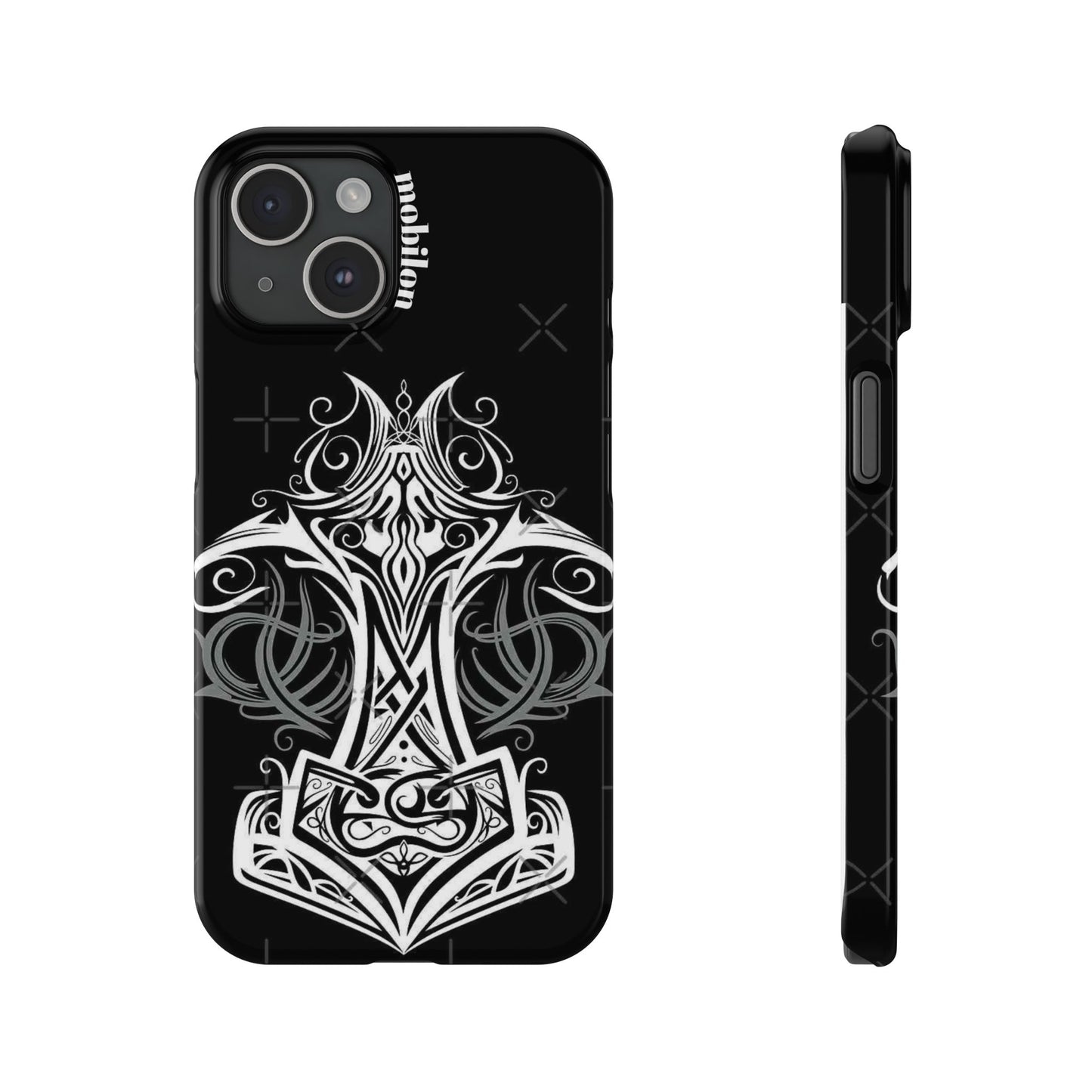 Notable Tribal Design Slim Phone Case, Unique Gift for Him, Personalized Mobile Cover, Durable Phone Accessory, Ideal for Birthdays, [...]