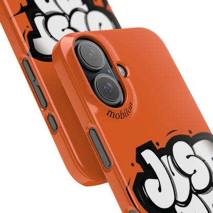 Urban Graffiti Phone Case - Stylish Snap Case for Trendsetters, Gifts for Her, Birthday Present, Tech Accessories, Just Do It!