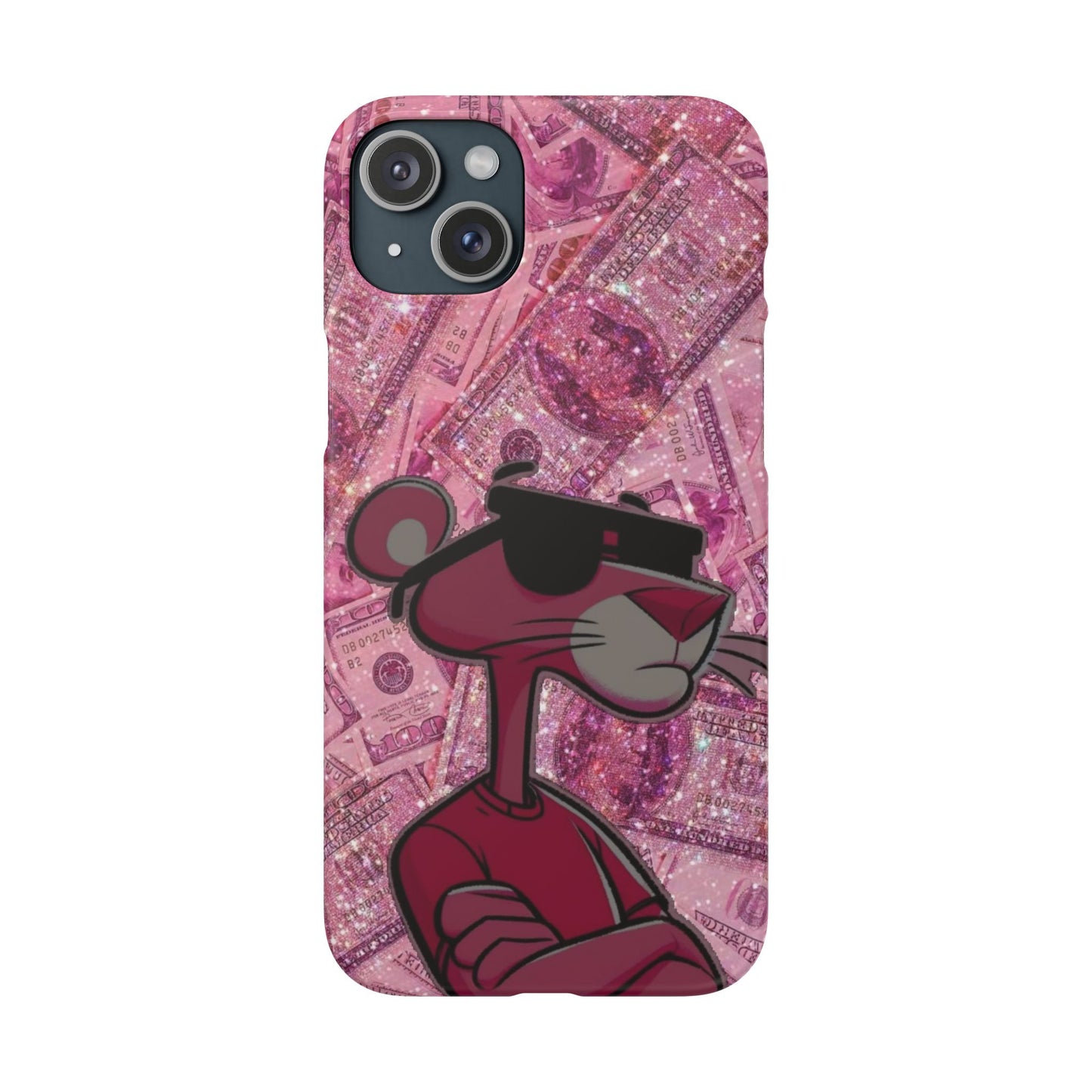 Cool Pink Panther Snap Cases for Phone, Trendy Art Cover, Stylish Accessory for Youth, Gift Idea for Birthdays & Holidays