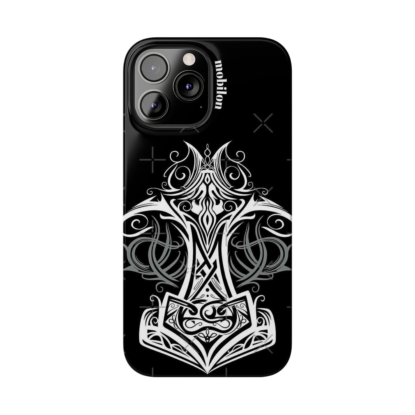 Notable Tribal Design Slim Phone Case, Unique Gift for Him, Personalized Mobile Cover, Durable Phone Accessory, Ideal for Birthdays, [...]