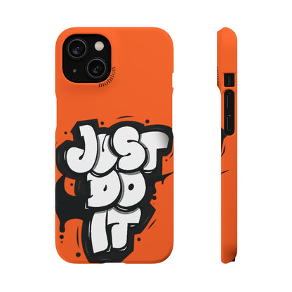 Urban Graffiti Phone Case - Stylish Snap Case for Trendsetters, Gifts for Her, Birthday Present, Tech Accessories, Just Do It!