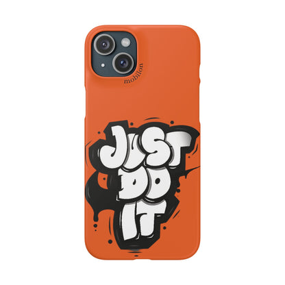 Urban Graffiti Phone Case - Stylish Snap Case for Trendsetters, Gifts for Her, Birthday Present, Tech Accessories, Just Do It!