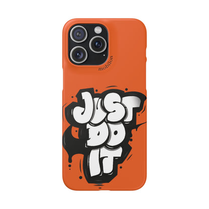 Urban Graffiti Phone Case - Stylish Snap Case for Trendsetters, Gifts for Her, Birthday Present, Tech Accessories, Just Do It!