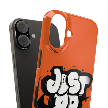 Urban Graffiti Phone Case - Stylish Snap Case for Trendsetters, Gifts for Her, Birthday Present, Tech Accessories, Just Do It!