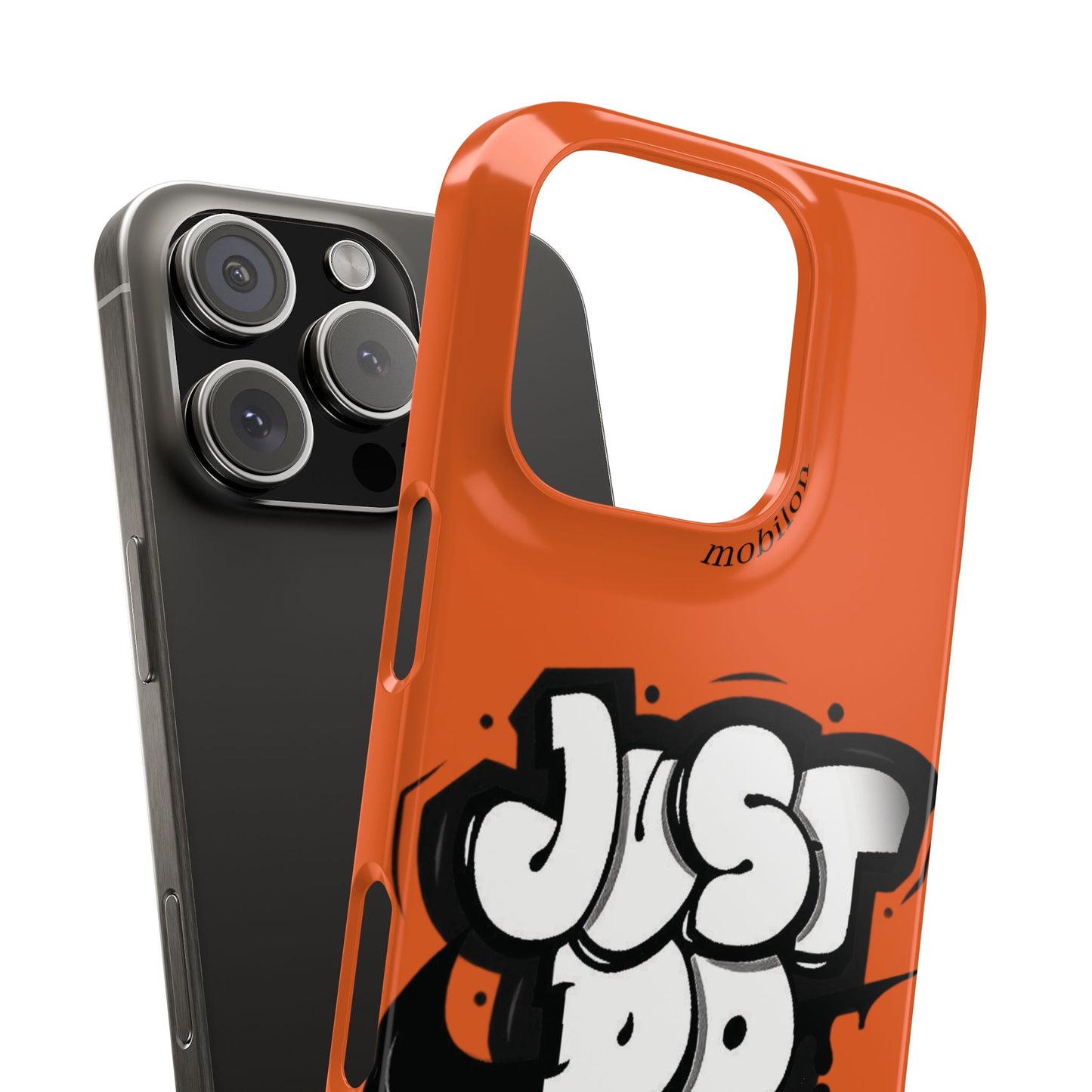 Urban Graffiti Phone Case - Stylish Snap Case for Trendsetters, Gifts for Her, Birthday Present, Tech Accessories, Just Do It!