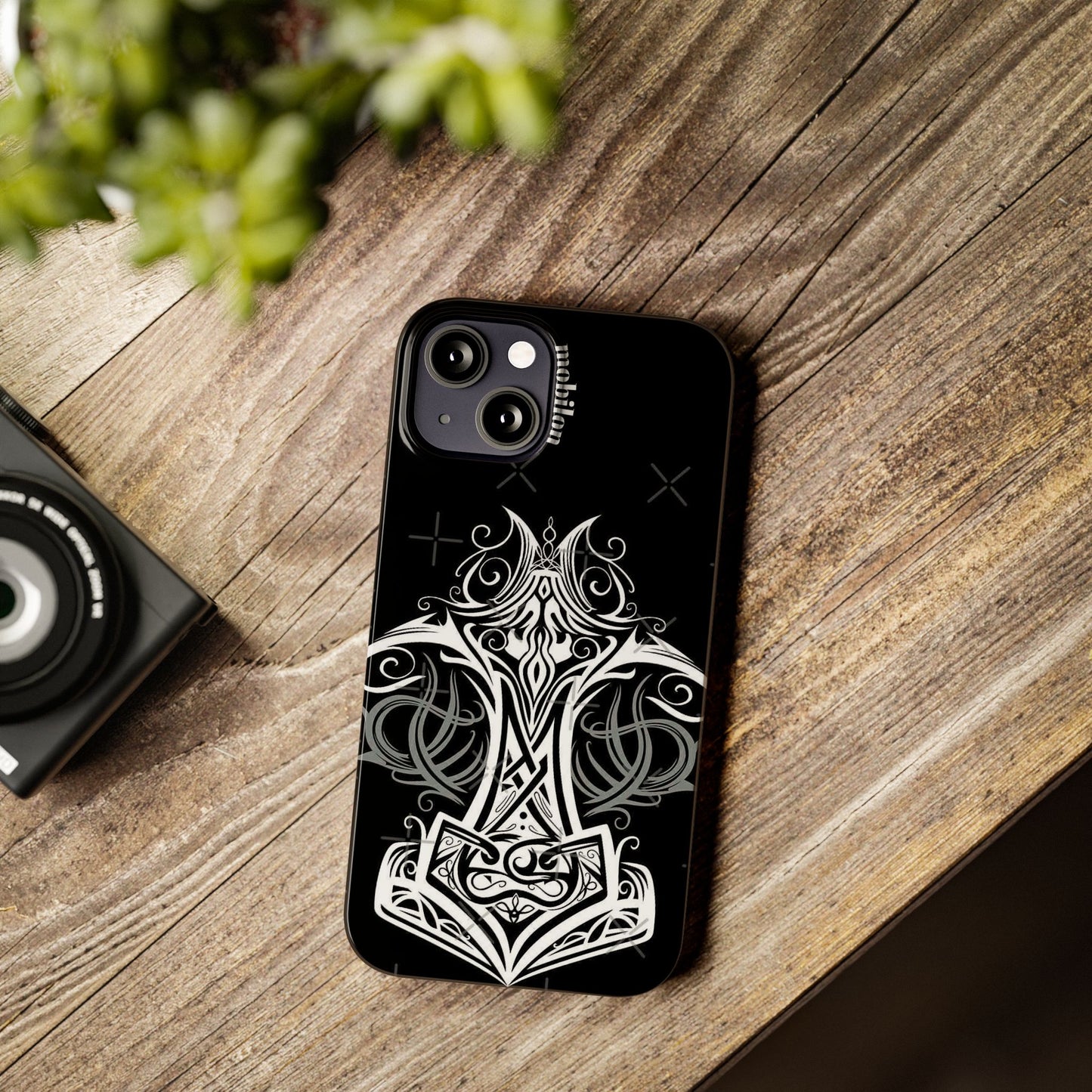 Notable Tribal Design Slim Phone Case, Unique Gift for Him, Personalized Mobile Cover, Durable Phone Accessory, Ideal for Birthdays, [...]