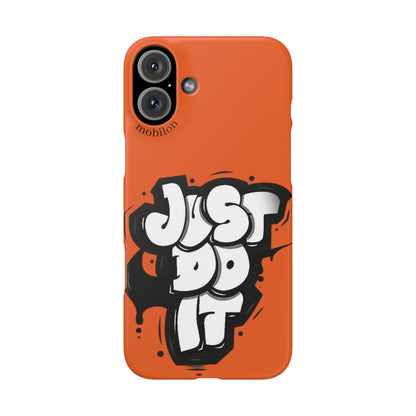 Urban Graffiti Phone Case - Stylish Snap Case for Trendsetters, Gifts for Her, Birthday Present, Tech Accessories, Just Do It!