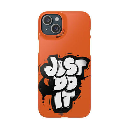 Urban Graffiti Phone Case - Stylish Snap Case for Trendsetters, Gifts for Her, Birthday Present, Tech Accessories, Just Do It!