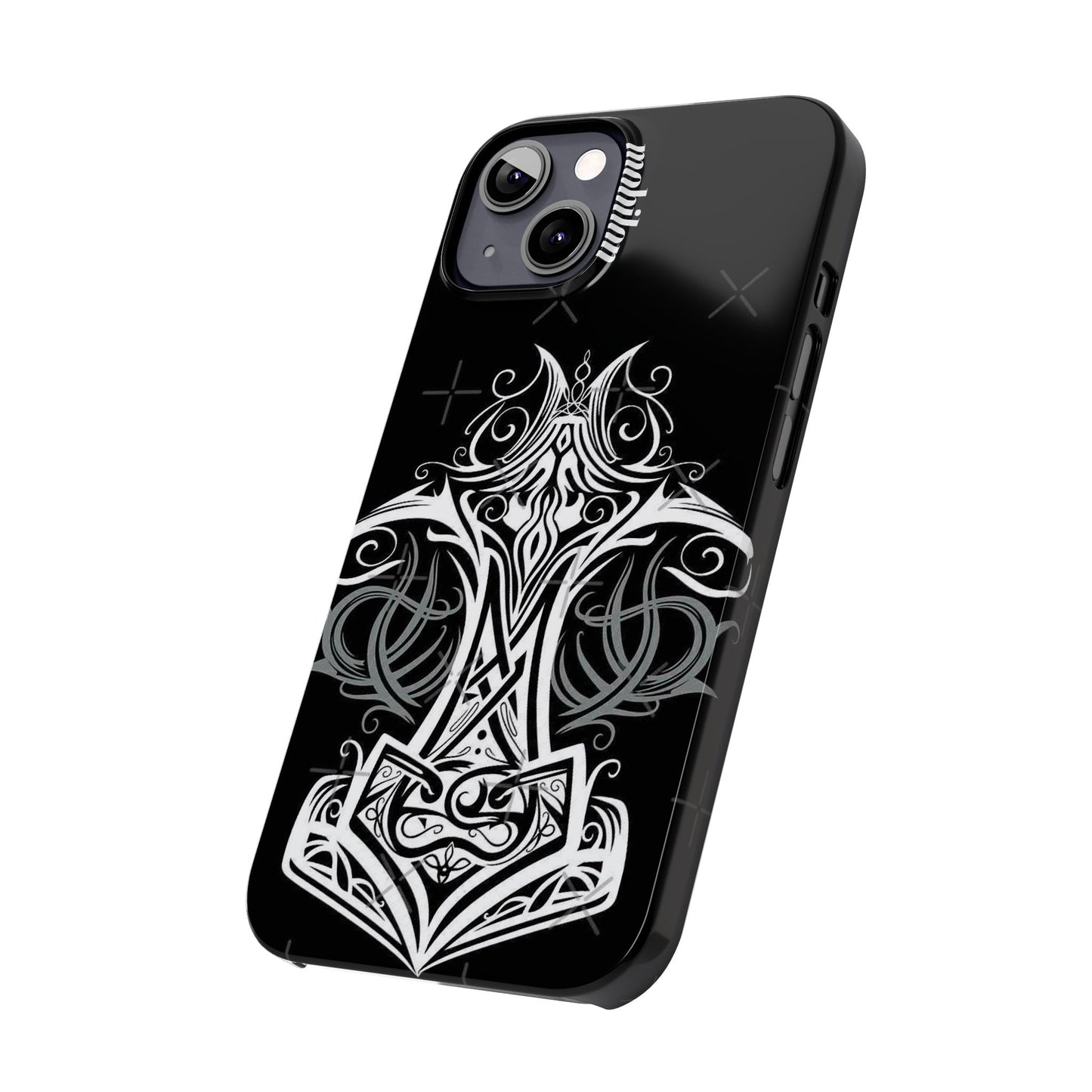 Notable Tribal Design Slim Phone Case, Unique Gift for Him, Personalized Mobile Cover, Durable Phone Accessory, Ideal for Birthdays, [...]