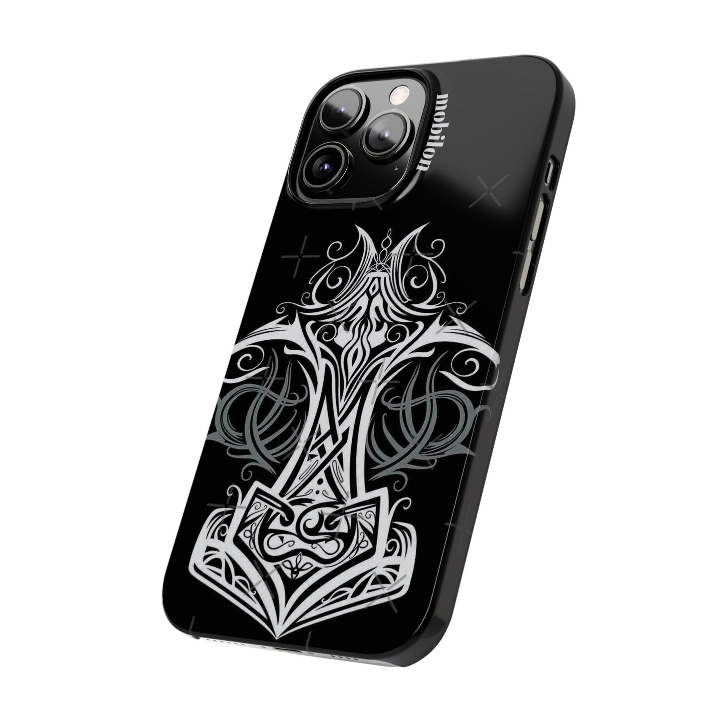 Notable Tribal Design Slim Phone Case, Unique Gift for Him, Personalized Mobile Cover, Durable Phone Accessory, Ideal for Birthdays, [...]
