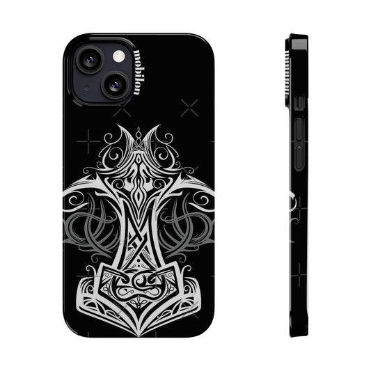 Notable Tribal Design Slim Phone Case, Unique Gift for Him, Personalized Mobile Cover, Durable Phone Accessory, Ideal for Birthdays, [...]