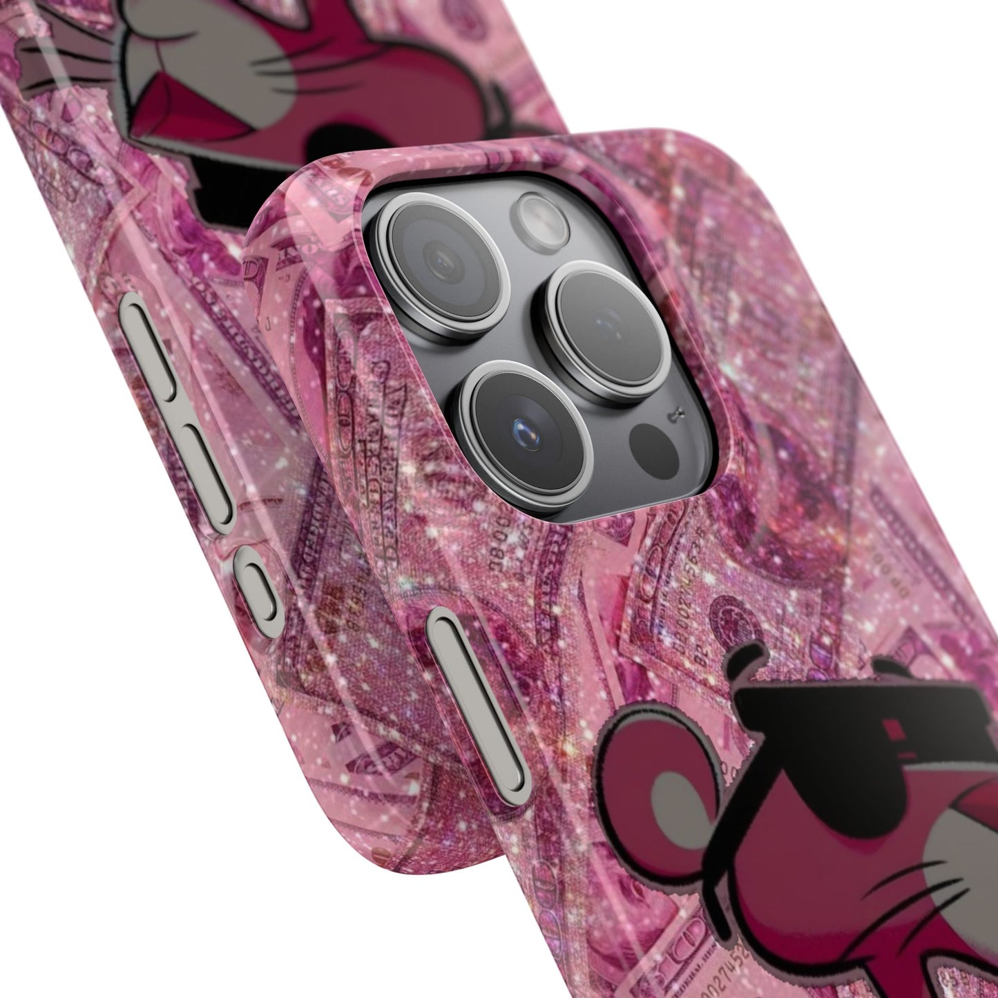 Cool Pink Panther Snap Cases for Phone, Trendy Art Cover, Stylish Accessory for Youth, Gift Idea for Birthdays & Holidays