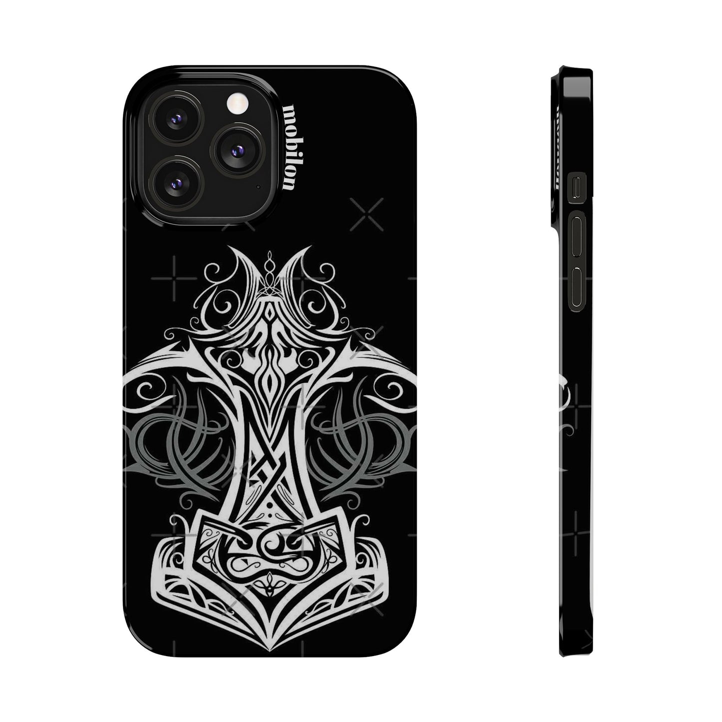 Notable Tribal Design Slim Phone Case, Unique Gift for Him, Personalized Mobile Cover, Durable Phone Accessory, Ideal for Birthdays, [...]