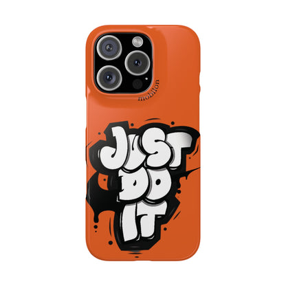 Urban Graffiti Phone Case - Stylish Snap Case for Trendsetters, Gifts for Her, Birthday Present, Tech Accessories, Just Do It!