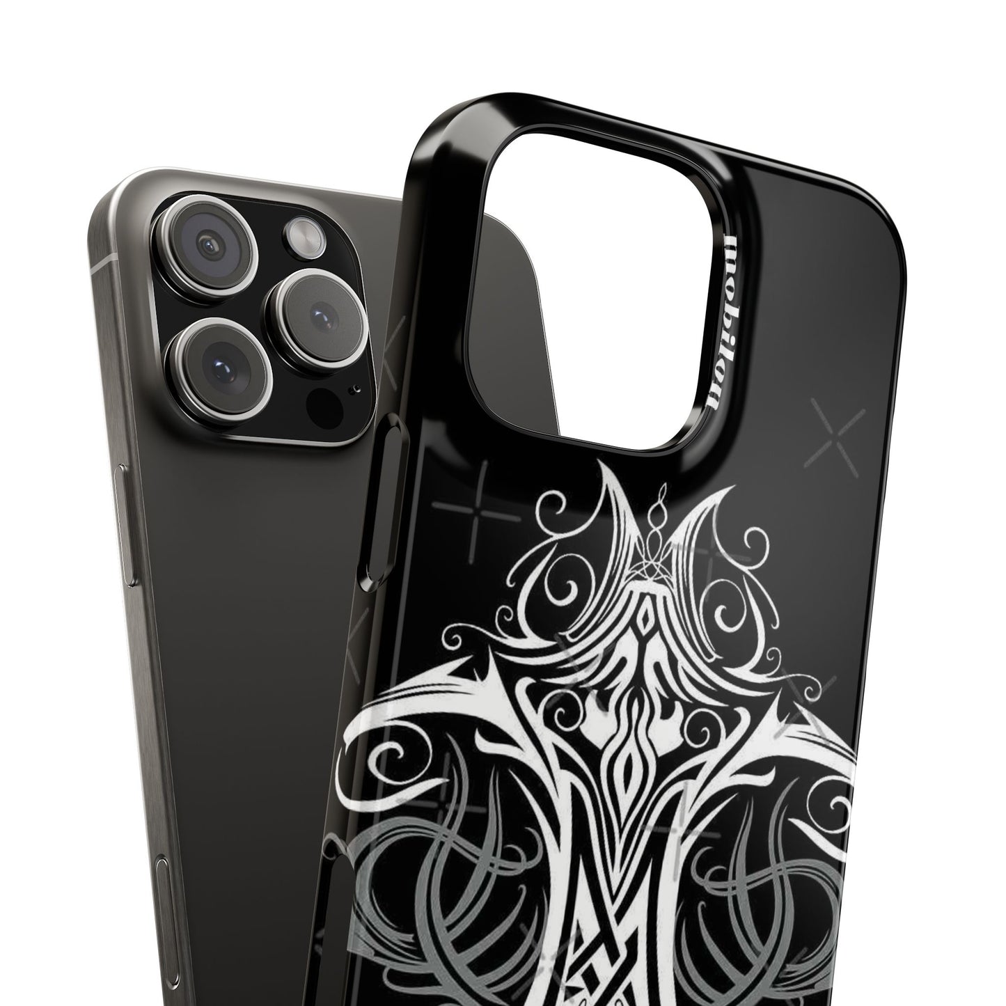 Notable Tribal Design Slim Phone Case, Unique Gift for Him, Personalized Mobile Cover, Durable Phone Accessory, Ideal for Birthdays, [...]