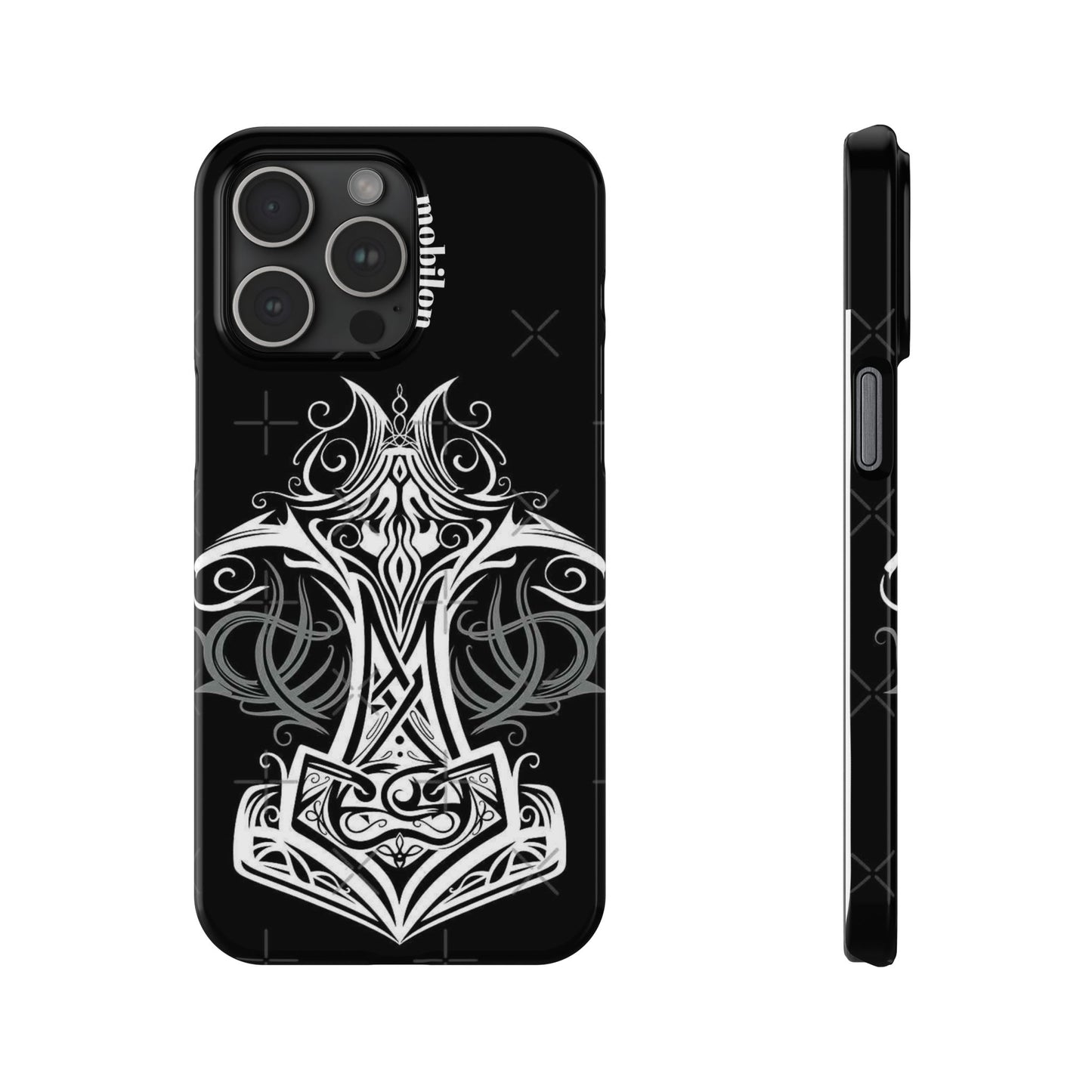 Notable Tribal Design Slim Phone Case, Unique Gift for Him, Personalized Mobile Cover, Durable Phone Accessory, Ideal for Birthdays, [...]